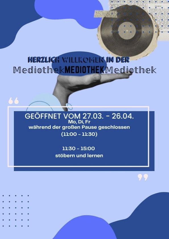 Herzlich willkommen in der Mediothek