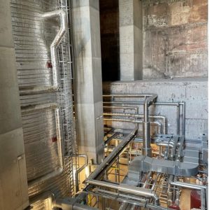 Die TG3 erkundete den Energiebunker. Der ehemalige Flakbunker wurde zu einem wichtigen Energieerzeuger umfunktioniert und liefert Fernwärme für 2000 Haushalte.
